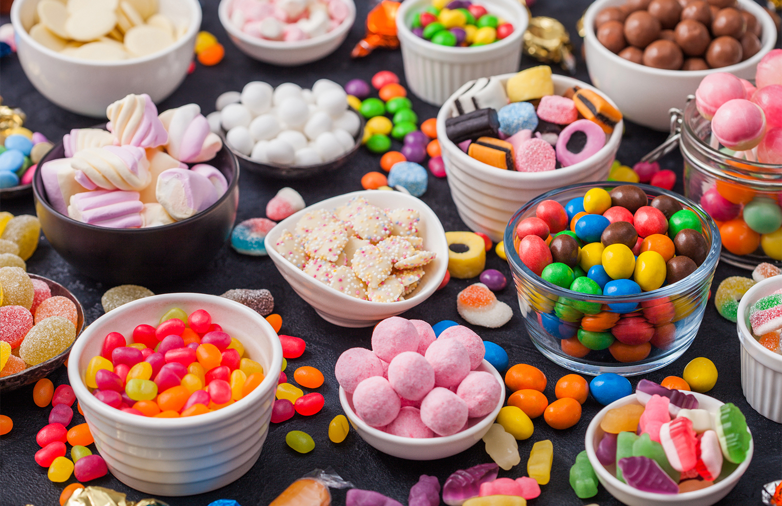 Color Distortion of Candies in Retail Merchandisers